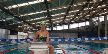 Eli Noriega tuvo una muy buena participación en el Argentino de Natación en Buenos Aires