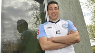 Claudio Pérez marcó tres goles en 16 partidos en el Torneo Inicial con la casaca de Belgrano (Foto: Pedro Castillo)