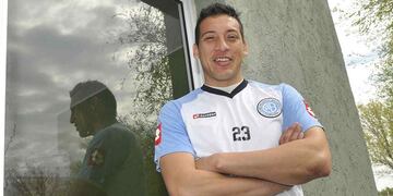 Claudio Pérez marcó tres goles en 16 partidos en el Torneo Inicial con la casaca de Belgrano (Foto: Pedro Castillo)