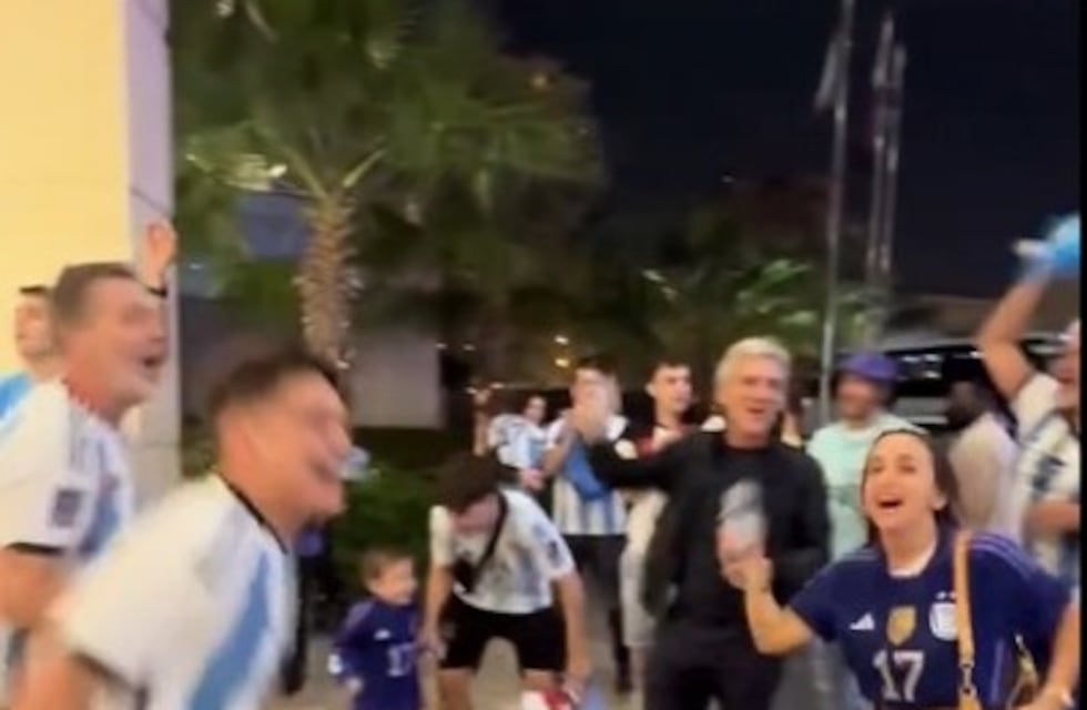 Emilia, novia de Julián Álvarez, mostró el festejo de las familias de los jugadores argentinos en Qatar