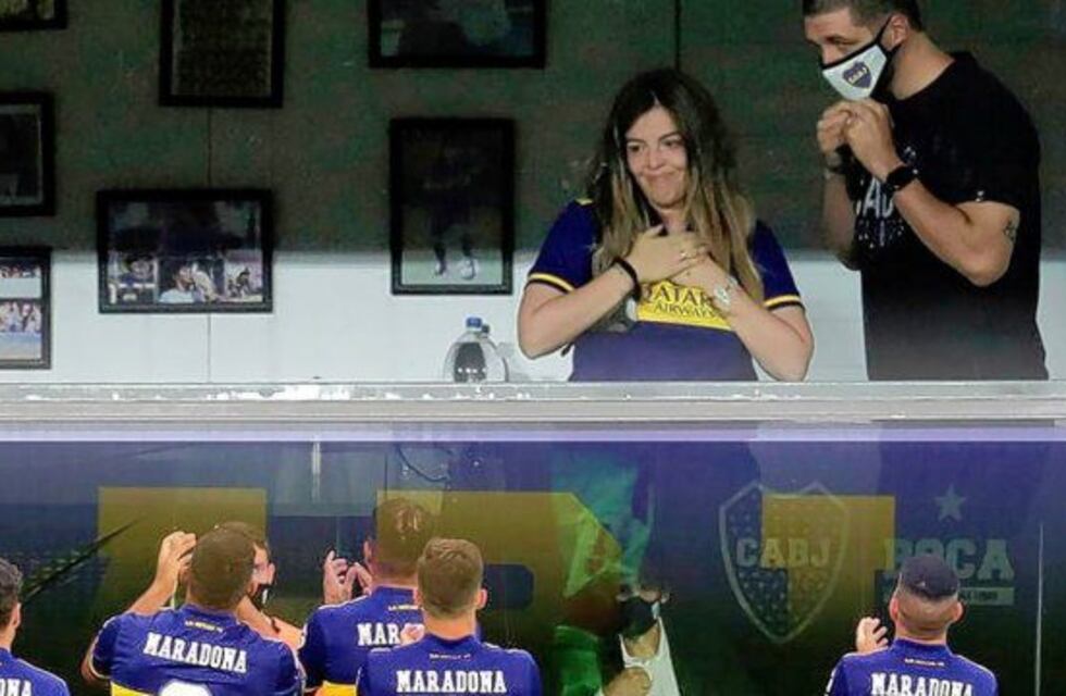 Dalma Maradona agradeció que “lo hayan recordado con tanto cariño y amor genuino” a Diego en la cancha de Boca