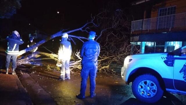 Fuerte temporal afectó a localidades de la Zona Centro de Misiones.