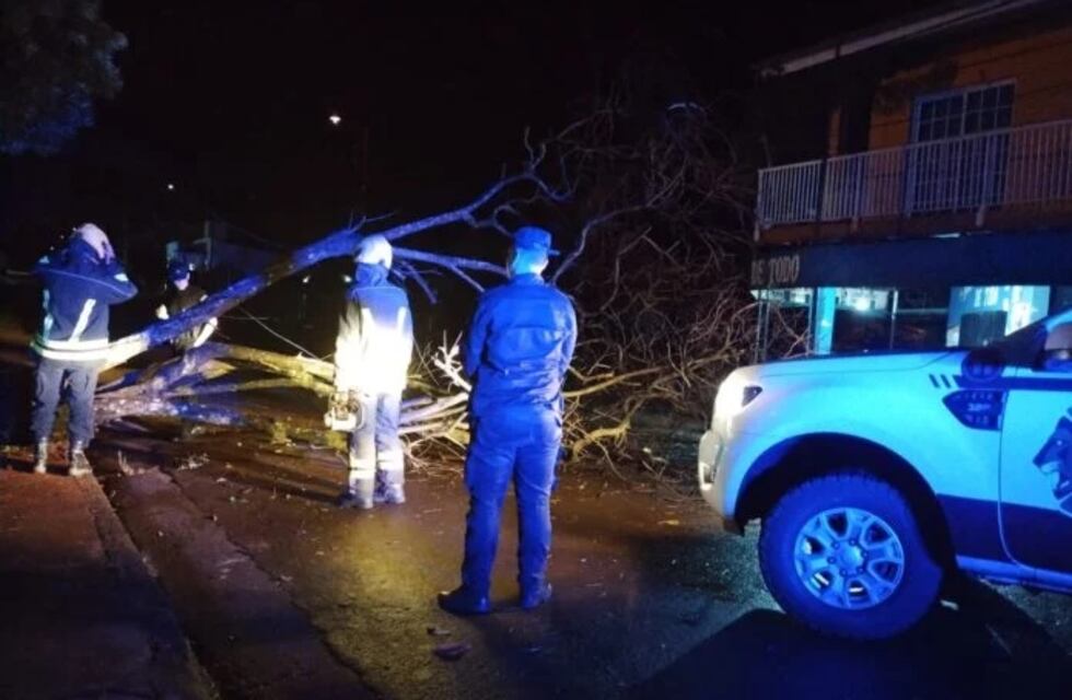 Fuerte temporal afectó a localidades de la Zona Centro de Misiones