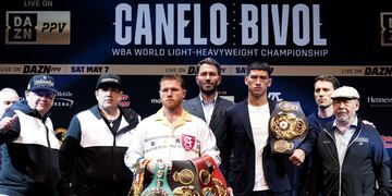 Canelo Álvarez y Dmitry Bivol se enfrentan por el título semipesado de la AMB.