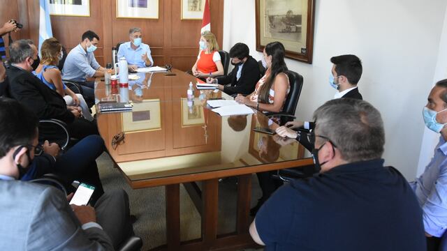 Reunión del Intendente Luis Castellano con los concejales