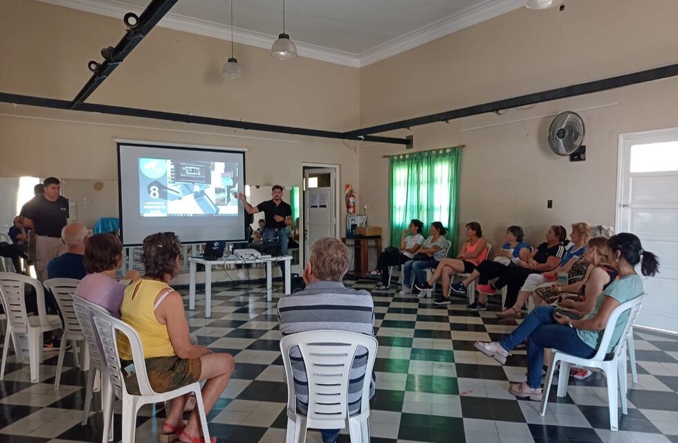 Se realizó una capacitación de Ojos en Alerta en la vecinal del 30 de Octubre