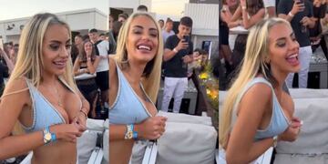 Anto Pane se sacó el corpiño en una fiesta en Mar del Plata y TikTok estalló.