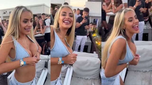 Anto Pane se sacó el corpiño en una fiesta en Mar del Plata y TikTok estalló.