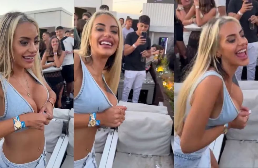 Anto Pane se sacó el corpiño en una fiesta en Mar del Plata y TikTok estalló