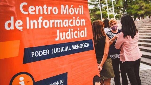 El Móvil de Información Judicial estará el viernes 10 frente a la explanada municipal de Guaymallén. Gentileza