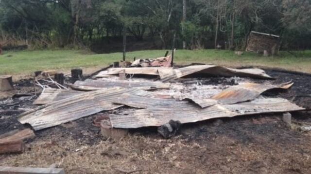 Puerto Esperanza: sexagenario falleció tras incendio en su vivienda.