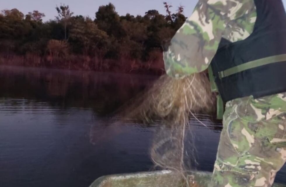 Guardaparques incautan elementos de pesca furtiva
