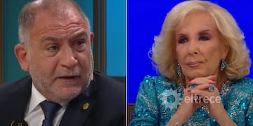 Luis Juez, en la noche de Mirtha. (Captura de video)