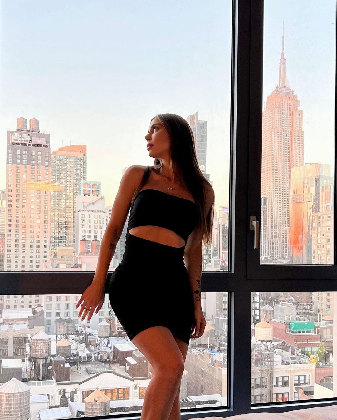 Romina Malaspina en Nueva York.