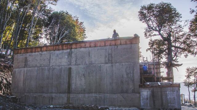 Avanza la construcción de la cisterna para el sector KyD.