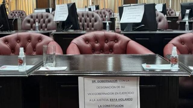 Rechazo de la oposición en la apertura de las sesiones legislativas de San Luis
