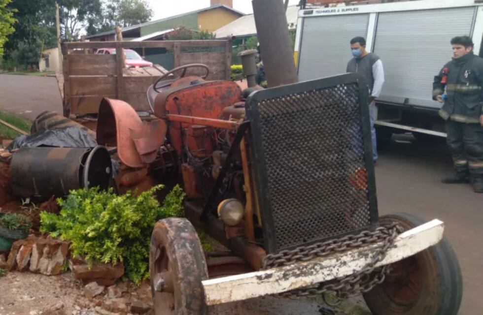 Un hombre falleció tras un accidente con un tractor en Alem