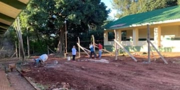 Roban herramientas de una obra en construcción en Posadas.