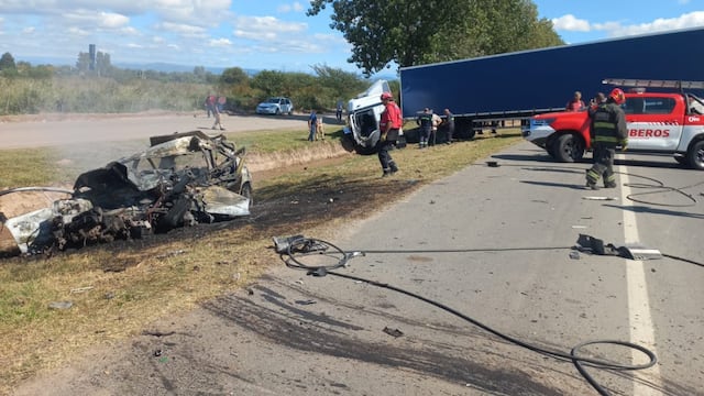 La colisión ocurrió en la avenida padre Luchesse y la Ruta E-53.