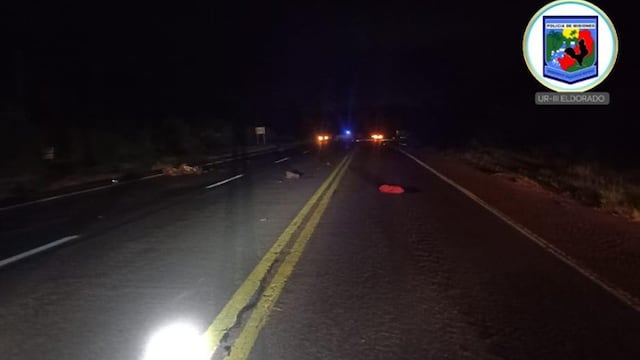 Trágico choque en la Ruta Nacional 12: murieron dos motociclistas en Colonia Victoria.
