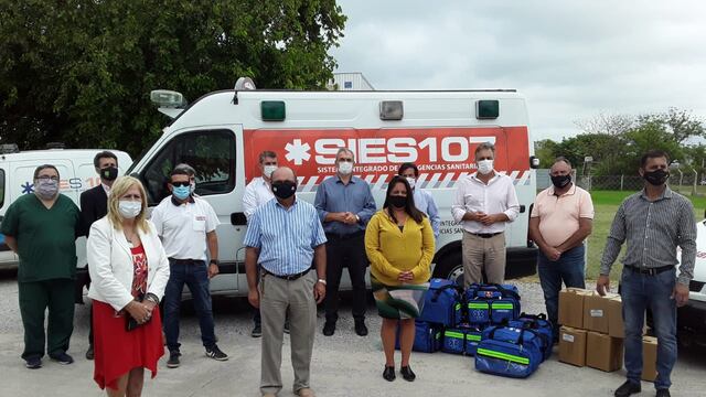 Entrega de ambulancias para Rafaela