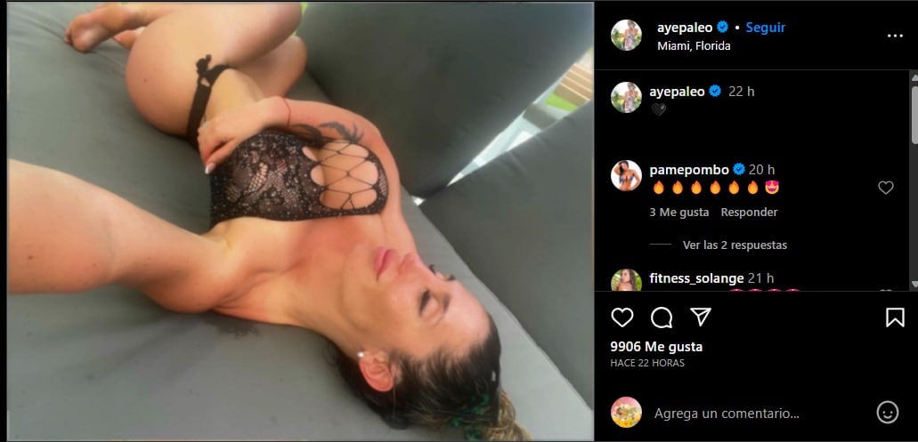 Ayelén Paleo calentó las redes con una foto en bikini