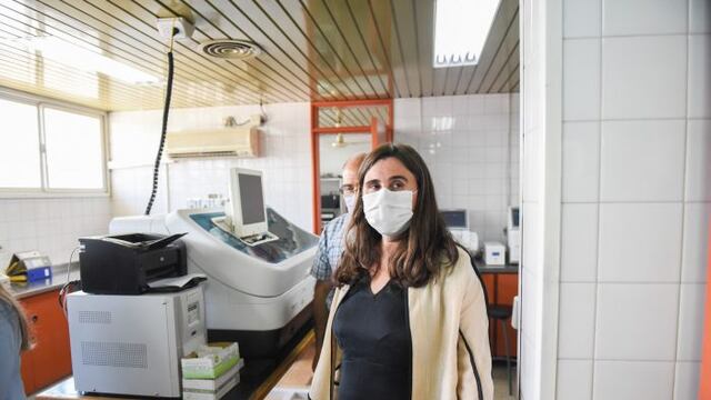 La Ministra de Salud, Ana María Nadal, dejó habilitado el nuevo servicio en el Hospital Perrupato de San Martín. Gentileza Gobierno de Mendoza