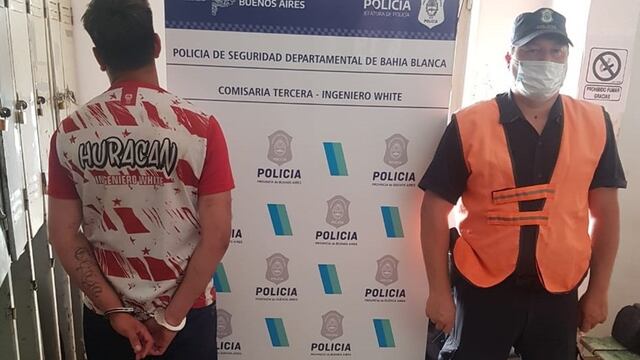 Detenido en White por balear una casa