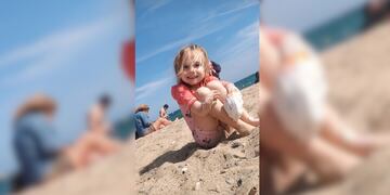 Ni los yesos la paran: Juanita Ghiotti baila y disfruta de la playa mientras se recupera de su operación