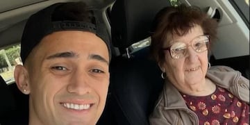 Pablo Solari y su fugaz visita a Arizona para reencontrarse con su abuela, Elva