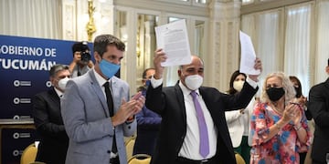 Se firmaron convenios por diez obras sanitarias para la Capital tucumana