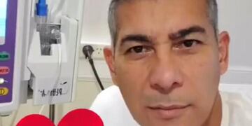 Desde el sanatorio. La Pepa ya pasó a sala comun.