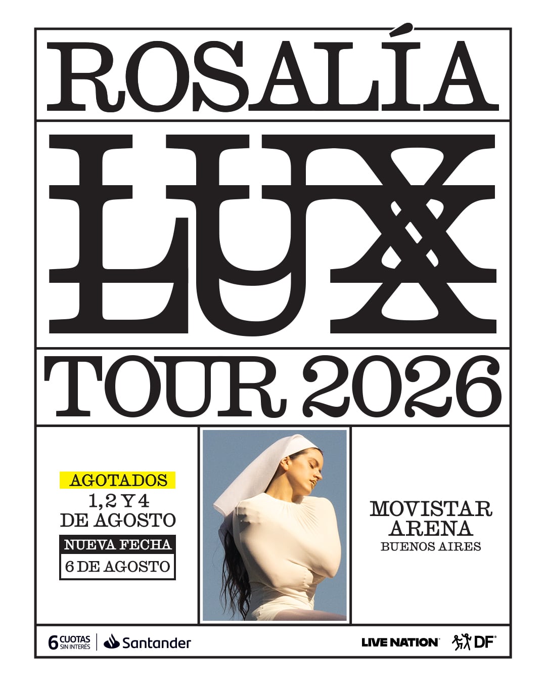 Las fechas anunciadas por Rosalía.