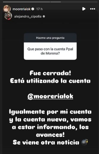 Alejandro Cipolla sobre la situación de More Rial.