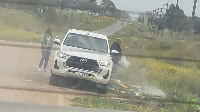 Tres Arroyos Fue sorprendido arrojando residuos en un lugar no permitido y le abrieron un expediente en el Juzgado de Faltas