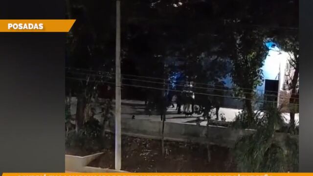 Tiroteo en plena avenida de Posadas.