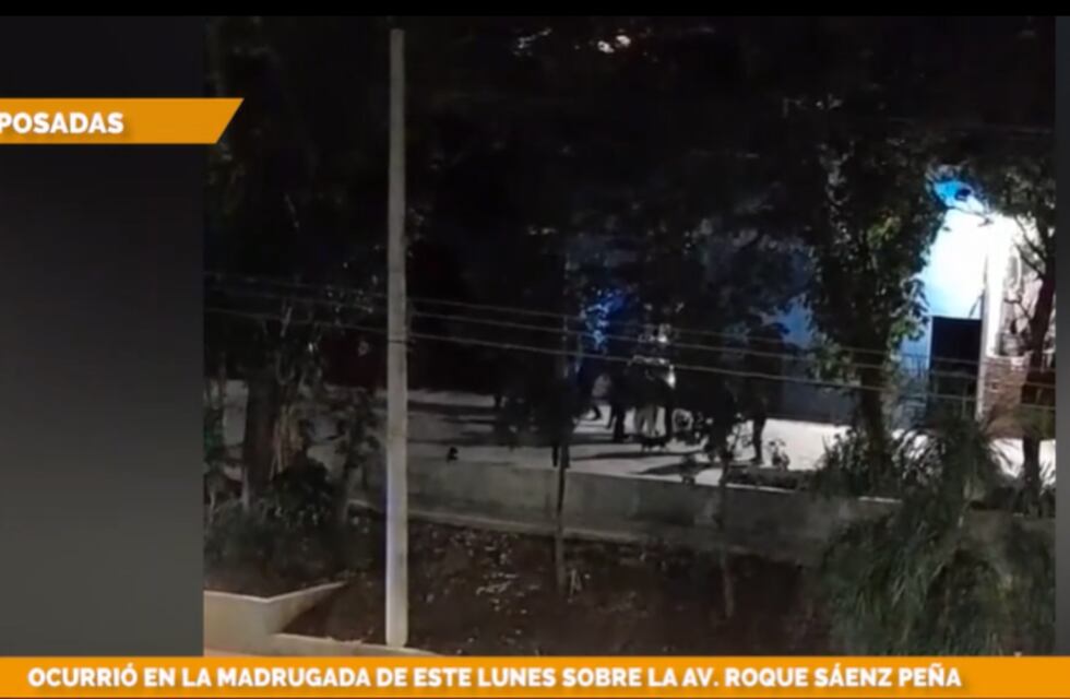 Tiroteo en plena avenida de Posadas