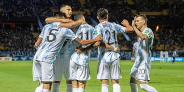 La Selección Argentina vs Uruguay.
