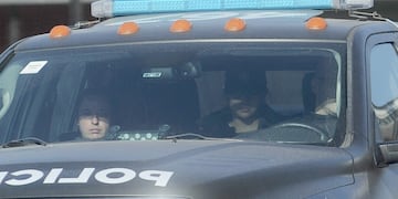 El traslado de Brenda Uliarte hacia Comodoro Py.