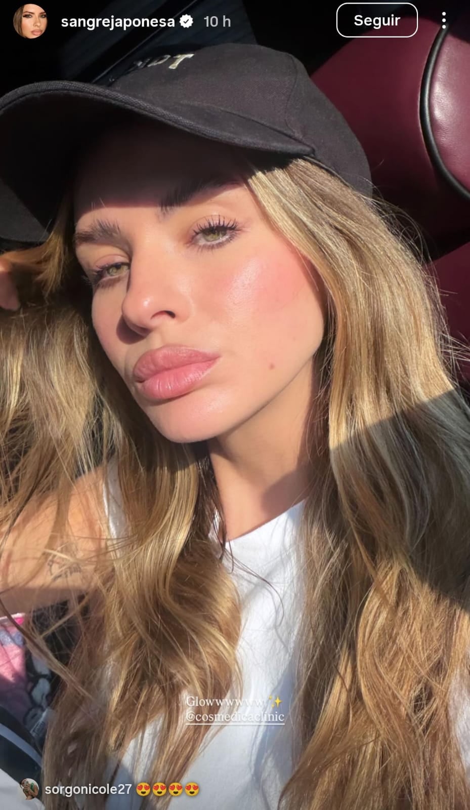 La China Suárez se sumó a la tendencia del accesorio deportivo y cosechó los likes de sus fans