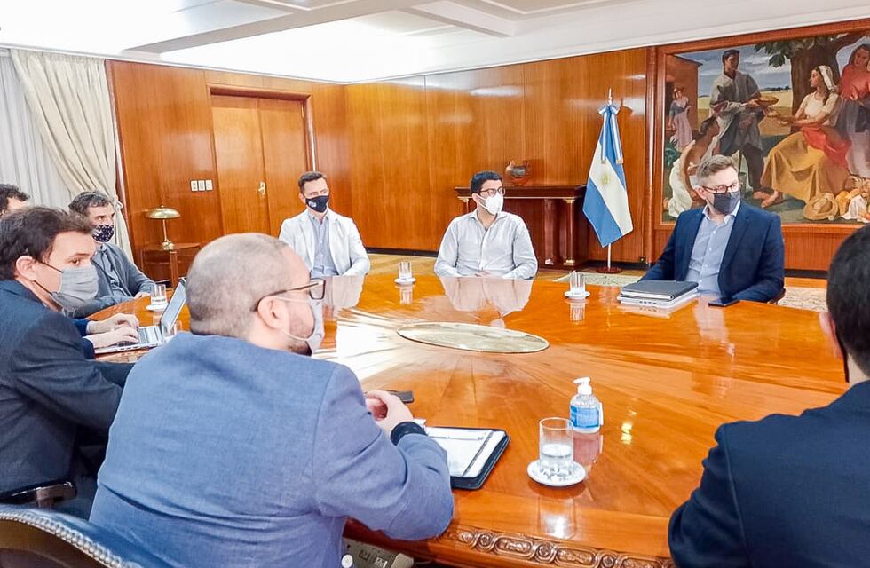 Zapata García mantuvo un encuentro con el Secretario Privado del Ministro de Economía Martín Guzmán