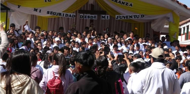 Más de 800 monaguillos de distintas parroquias de la provincia de Jujuy fueron convocados en el santuario de Río Blanco para un encuentro diocesano.