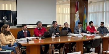 Parte del Gabinete municipal presentó el informe de Gestión