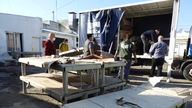 El Hospital Municipal recibió donaciones de camas y colchones