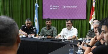 Reunión del Comando Unificado, la primera de Víctor Rivero como jefe de la URV