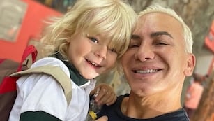 Flavio Mendoza y su hijo Dionisio.