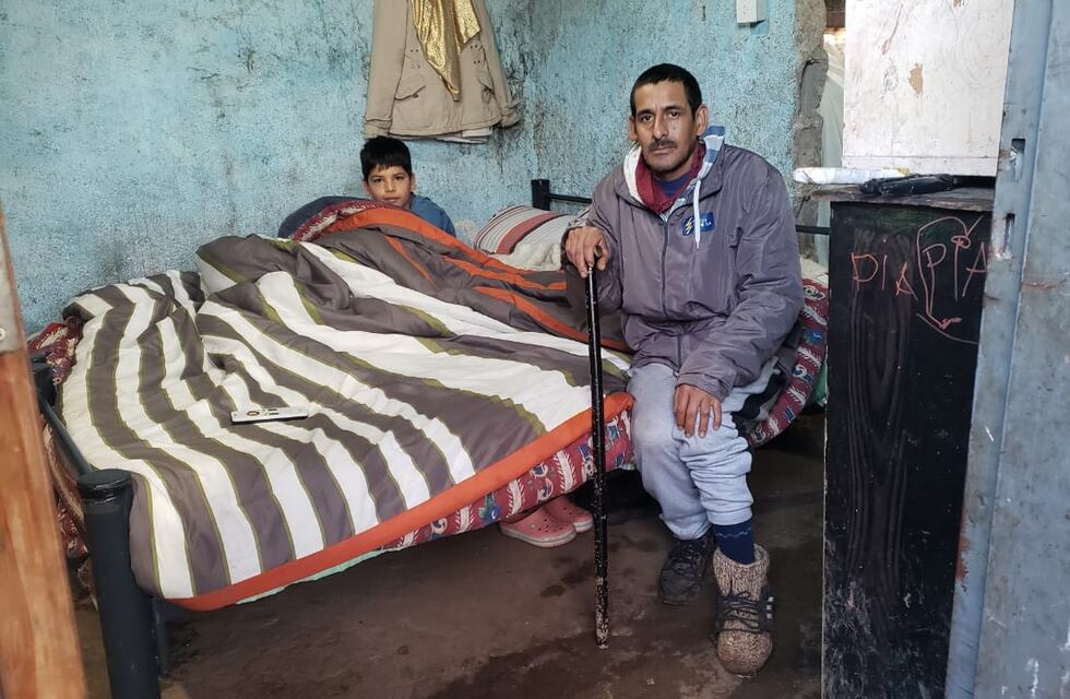 Córdoba: quedó viudo y enfermo, con cuatro niños