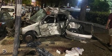 El vehículo arrolló a tres mujeres de Córdoba que estaban caminando por Rosario.