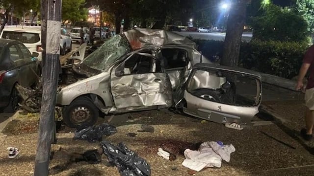 El vehículo arrolló a tres mujeres de Córdoba que estaban caminando por Rosario.
