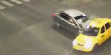 Impresionante choque en Colón y General Paz.